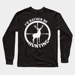 Live Free And Hunt Hard - Big Racks Matter - Funny Deer Buck Hunting Long Sleeve T-Shirt